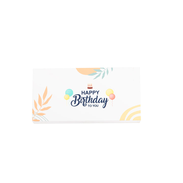 بوكس اكريلك الشفاف " Happy Birthday To You"